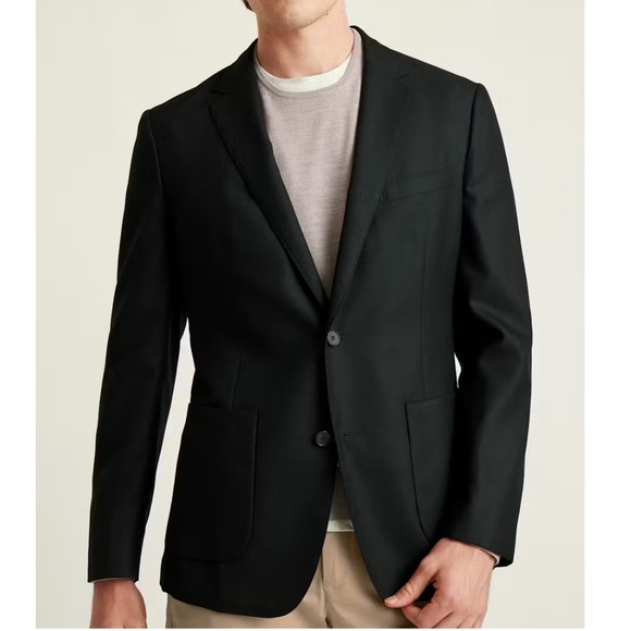 Bonobos Jetsetter 100% wool made in Italy Men's Blazer Sz 42L lightweight